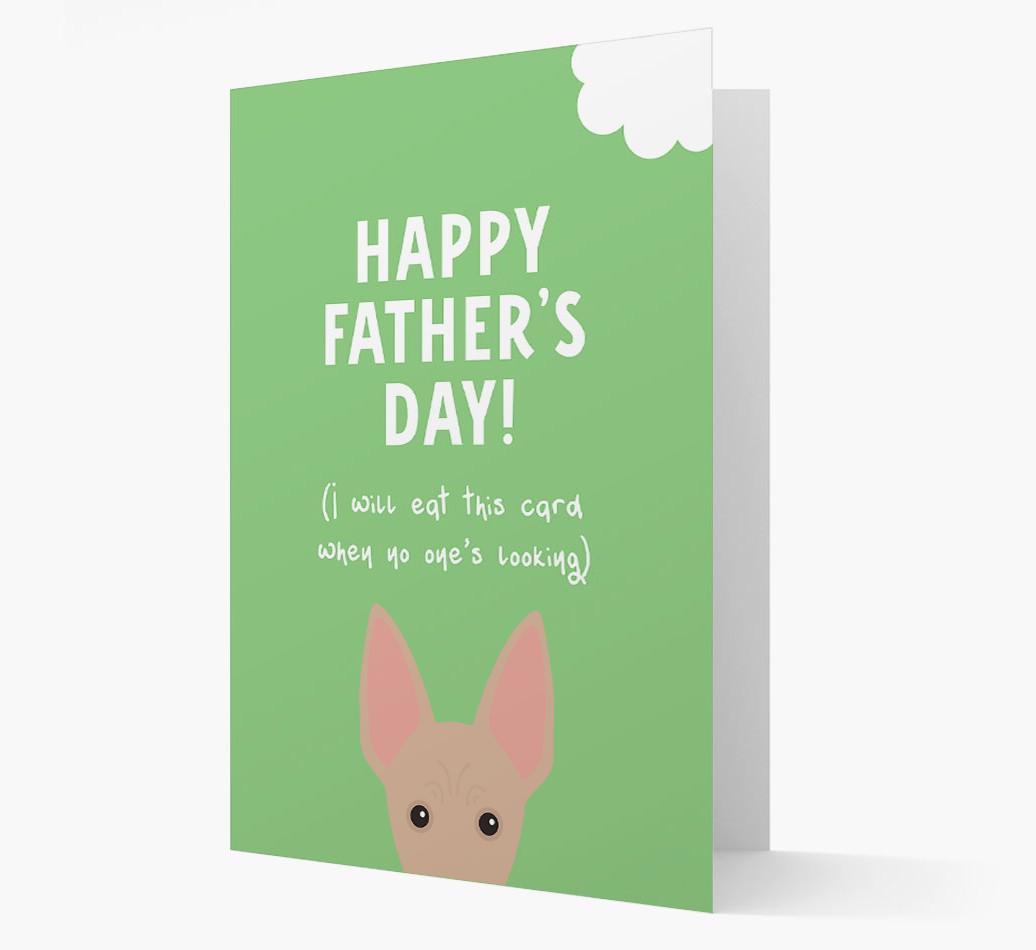Happy Father's Day: Personalised {breedFullName} Card