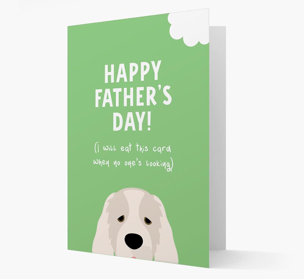 Happy Father's Day: Personalised {breedFullName} Card