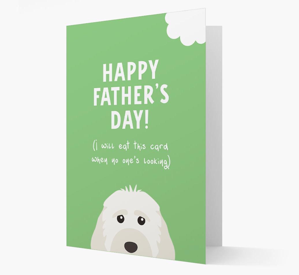 Happy Father's Day: Personalised {breedFullName} Card