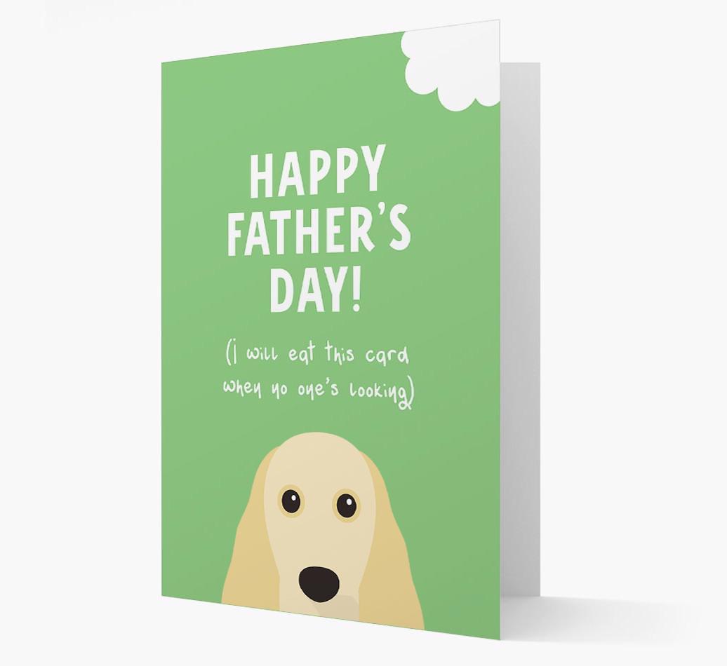 Happy Father's Day: Personalised {breedFullName} Card