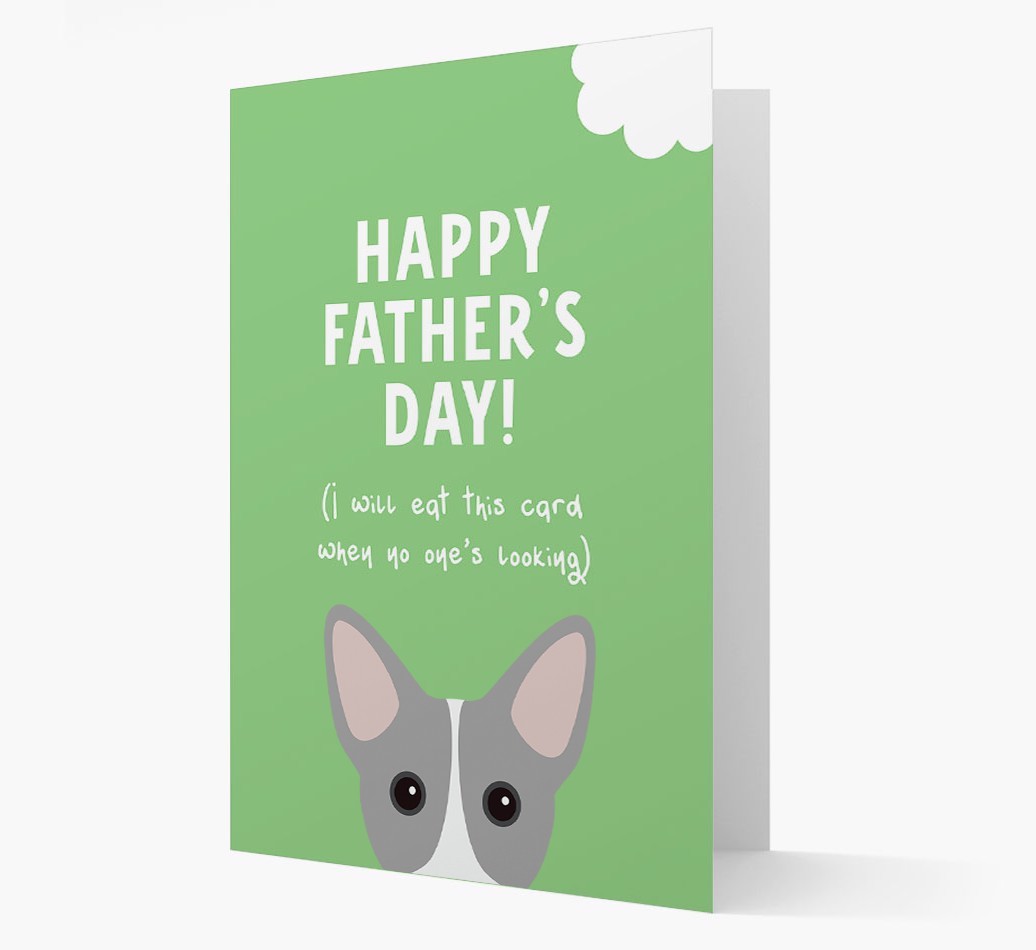 Happy Father's Day: Personalised {breedFullName} Card