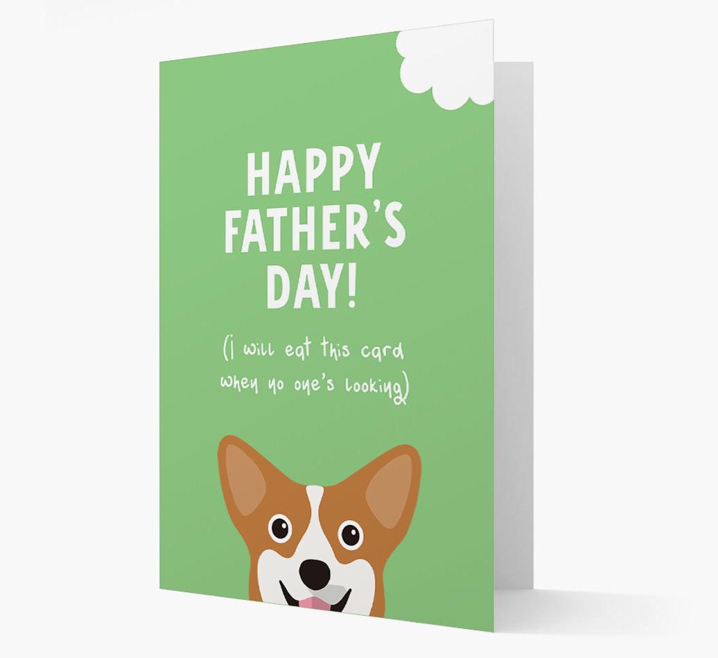 Happy Father's Day: Personalised {breedFullName} Card