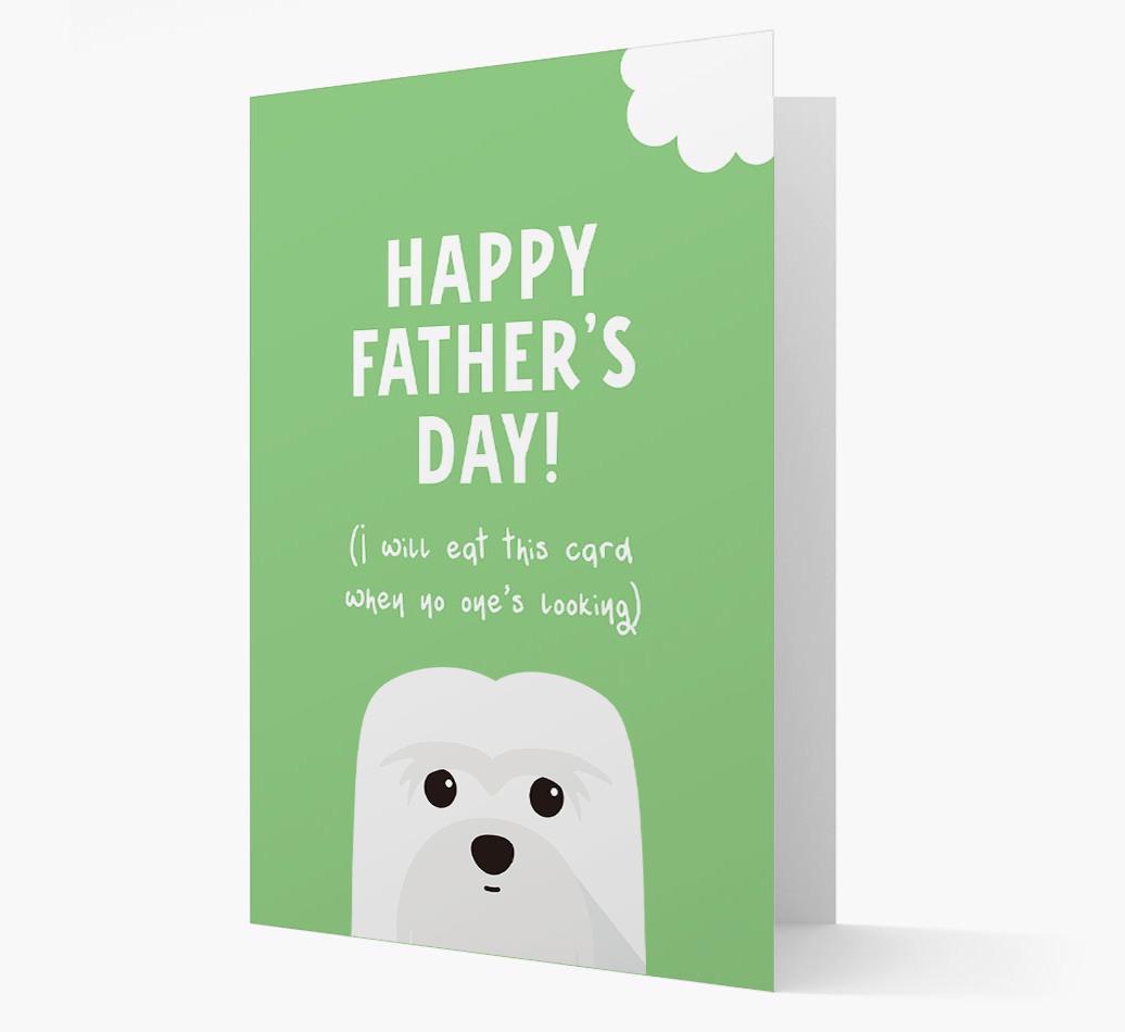 Happy Father's Day: Personalised {breedFullName} Card