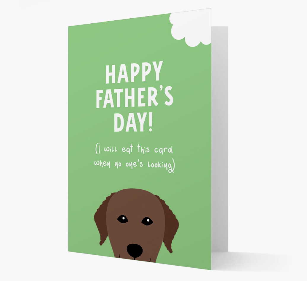 Happy Father's Day: Personalised {breedFullName} Card