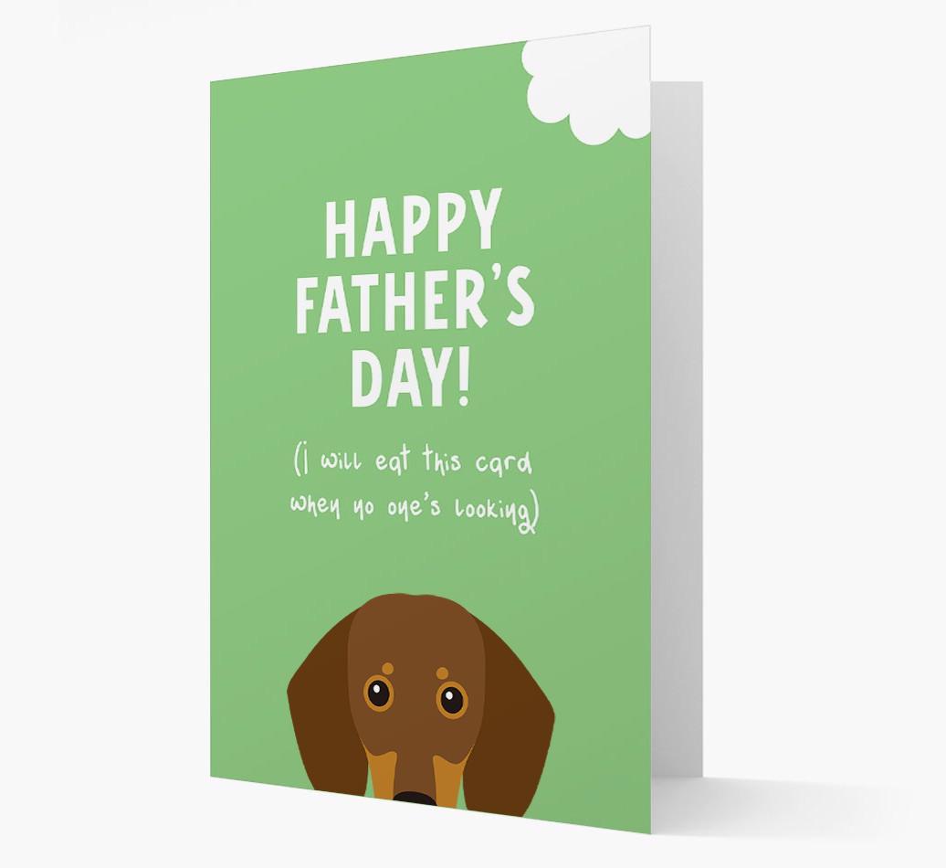 Happy Father's Day: Personalised {breedFullName} Card