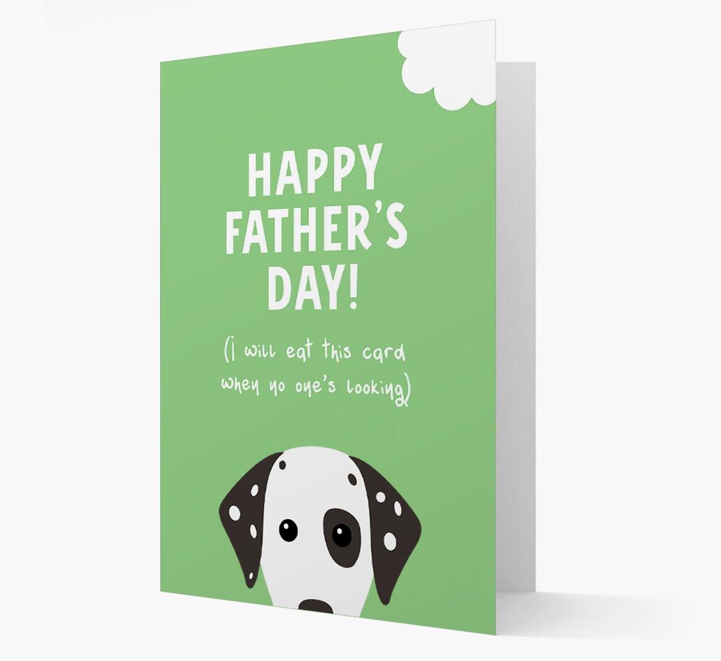 Happy Father's Day: Personalised {breedFullName} Card
