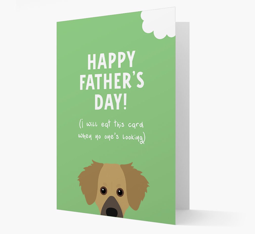 Happy Father's Day: Personalised {breedFullName} Card