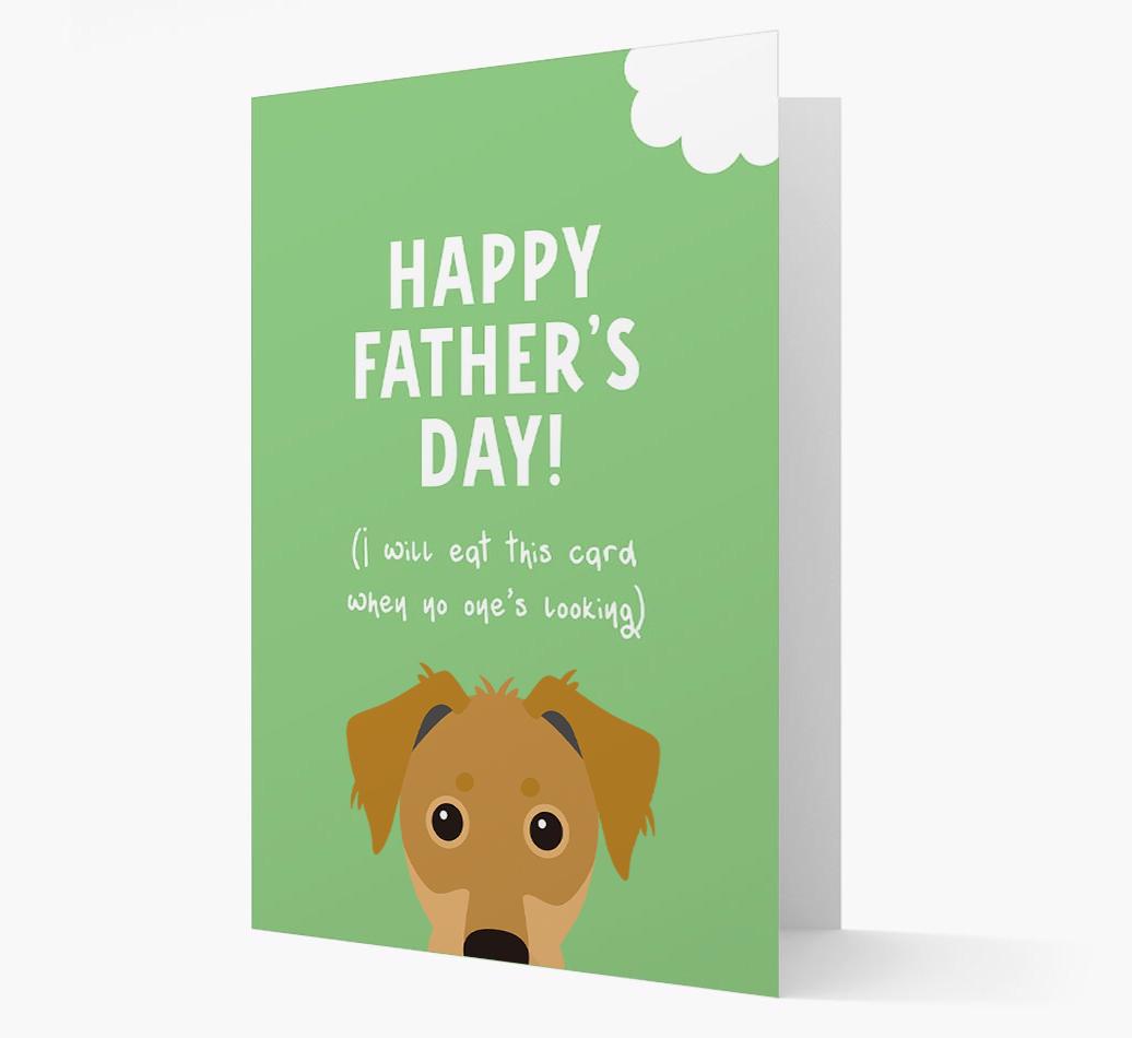 Happy Father's Day: Personalised {breedFullName} Card