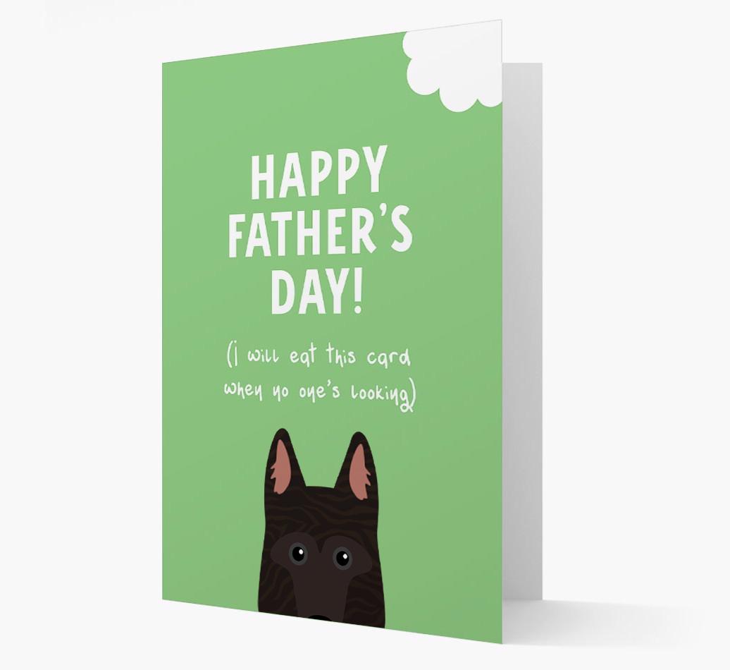 Happy Father's Day: Personalised {breedFullName} Card