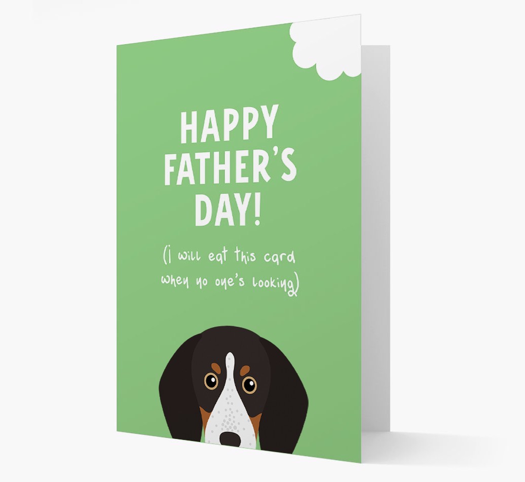 Happy Father's Day: Personalised {breedFullName} Card