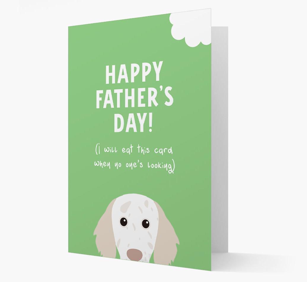 Happy Father's Day: Personalised {breedFullName} Card