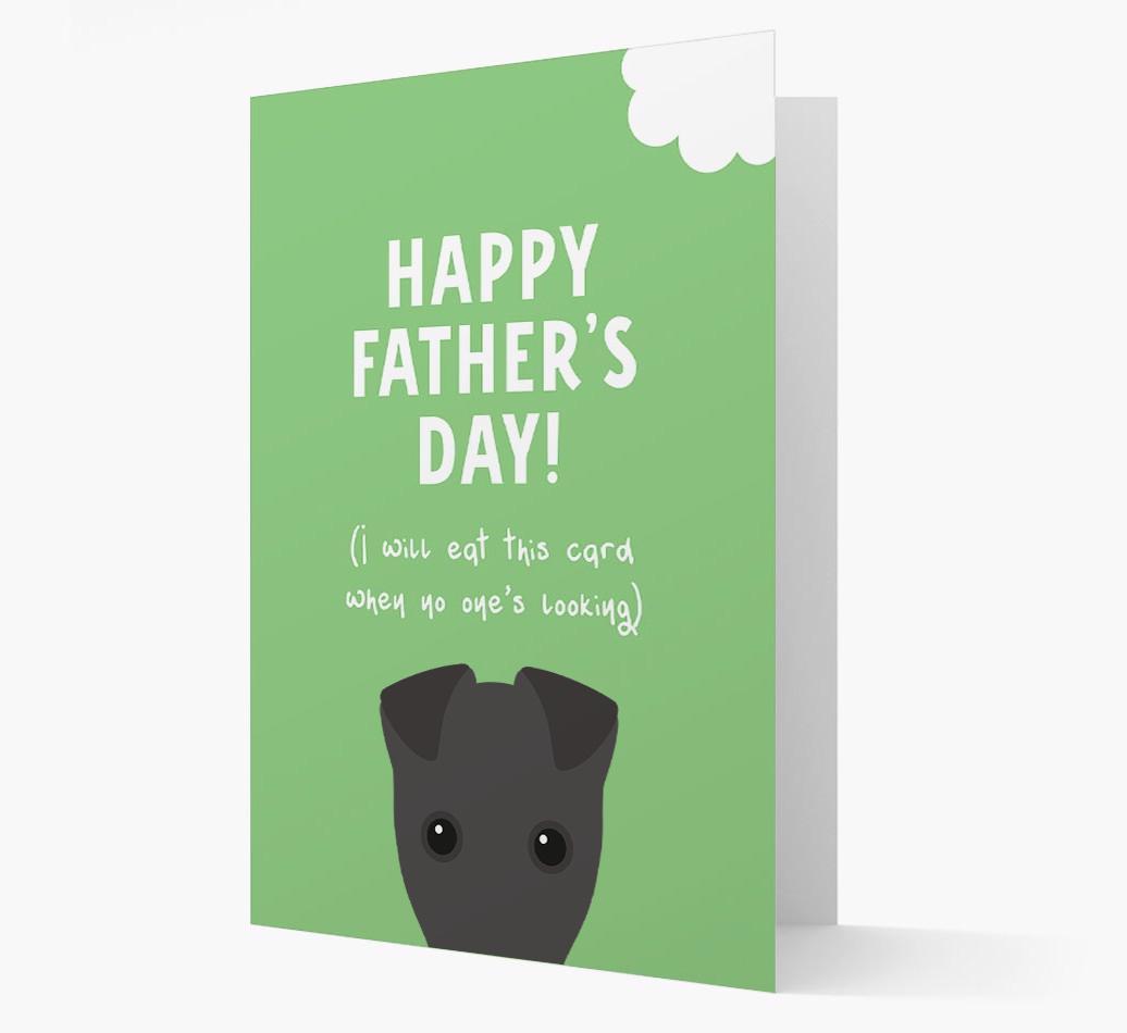 Happy Father's Day: Personalised {breedFullName} Card