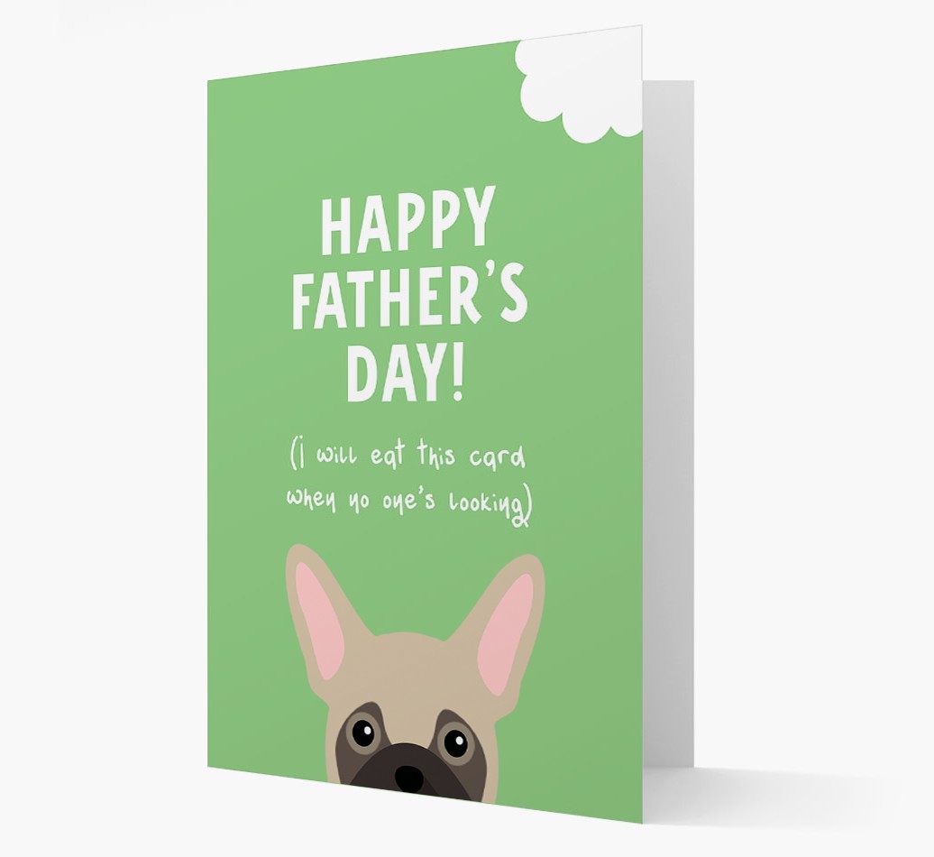 Happy Father's Day: Personalised {breedFullName} Card