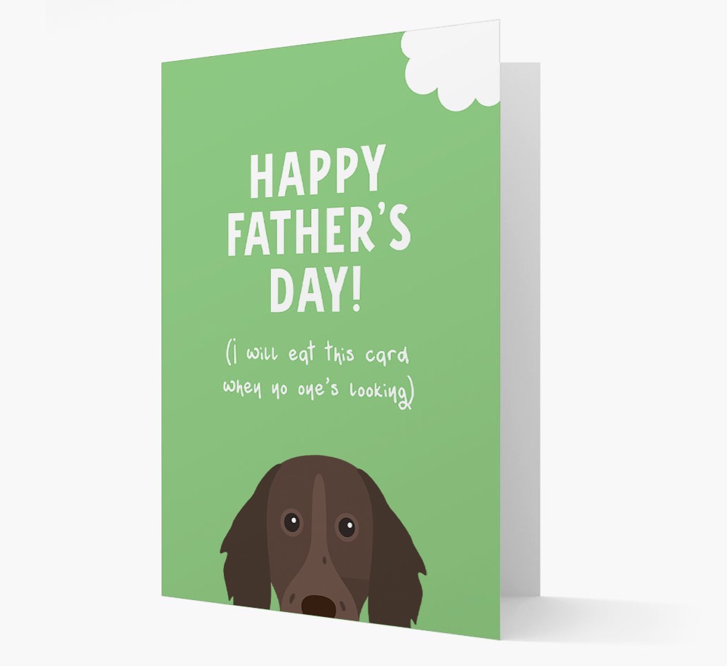 Happy Father's Day: Personalised {breedFullName} Card