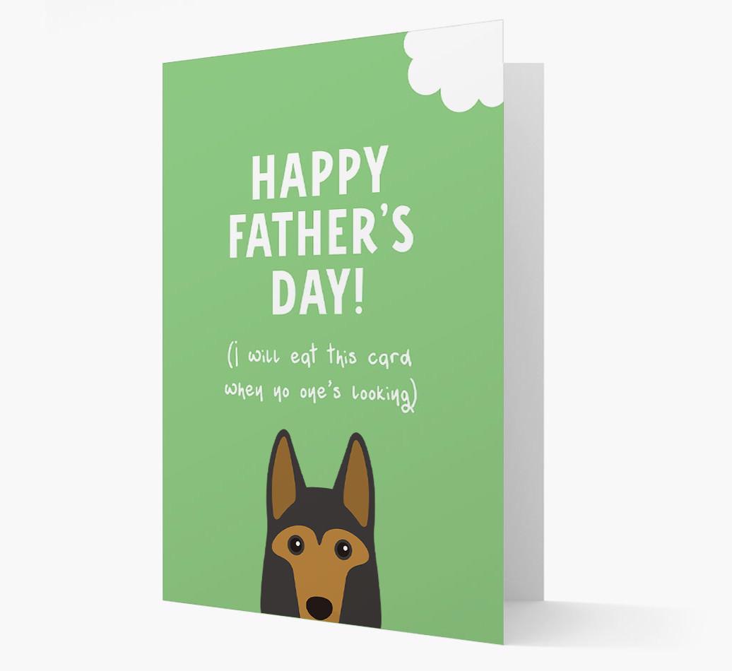 Happy Father's Day: Personalised {breedFullName} Card