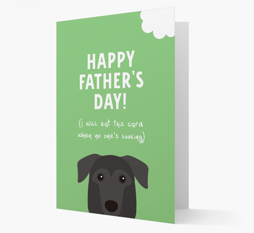 Happy Father's Day: Personalised {breedFullName} Card