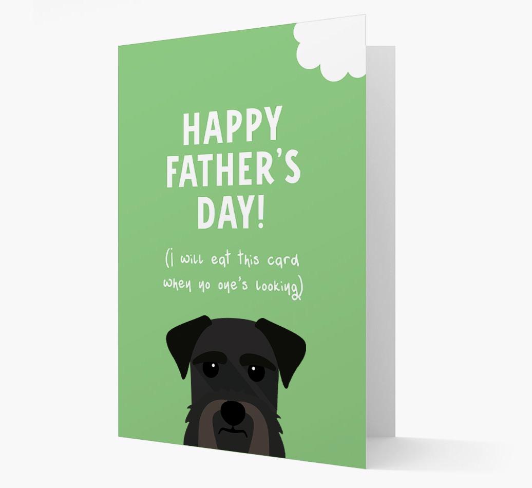 Happy Father's Day: Personalised {breedFullName} Card