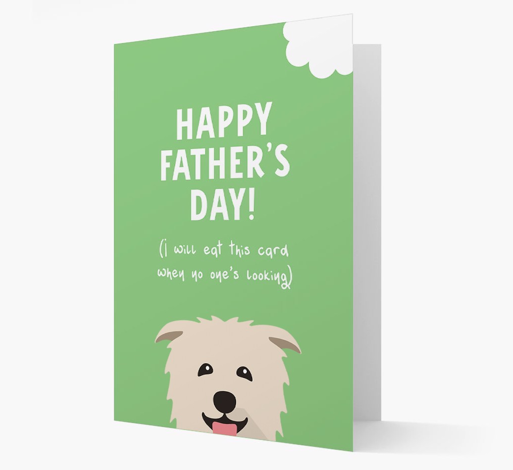 Happy Father's Day: Personalised {breedFullName} Card