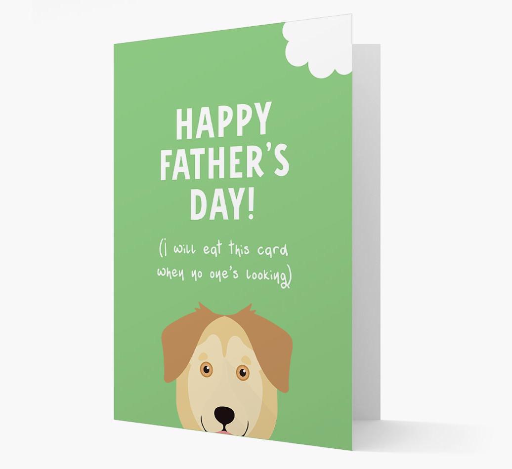 Happy Father's Day: Personalised {breedFullName} Card