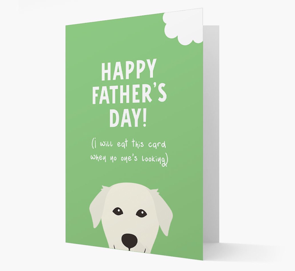 Happy Father's Day: Personalised {breedFullName} Card
