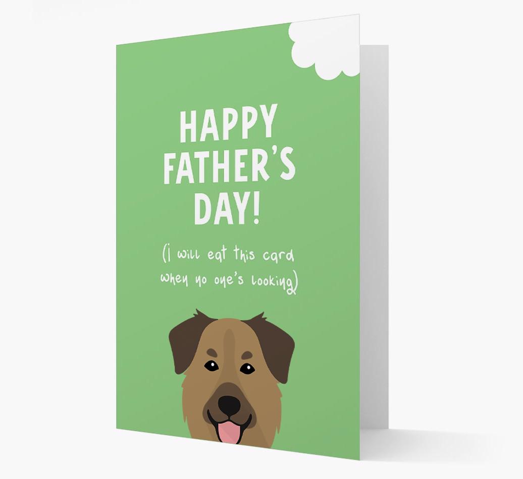Happy Father's Day: Personalised {breedFullName} Card