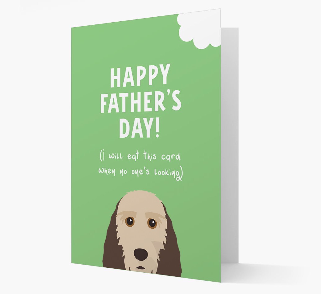 Happy Father's Day: Personalised {breedFullName} Card