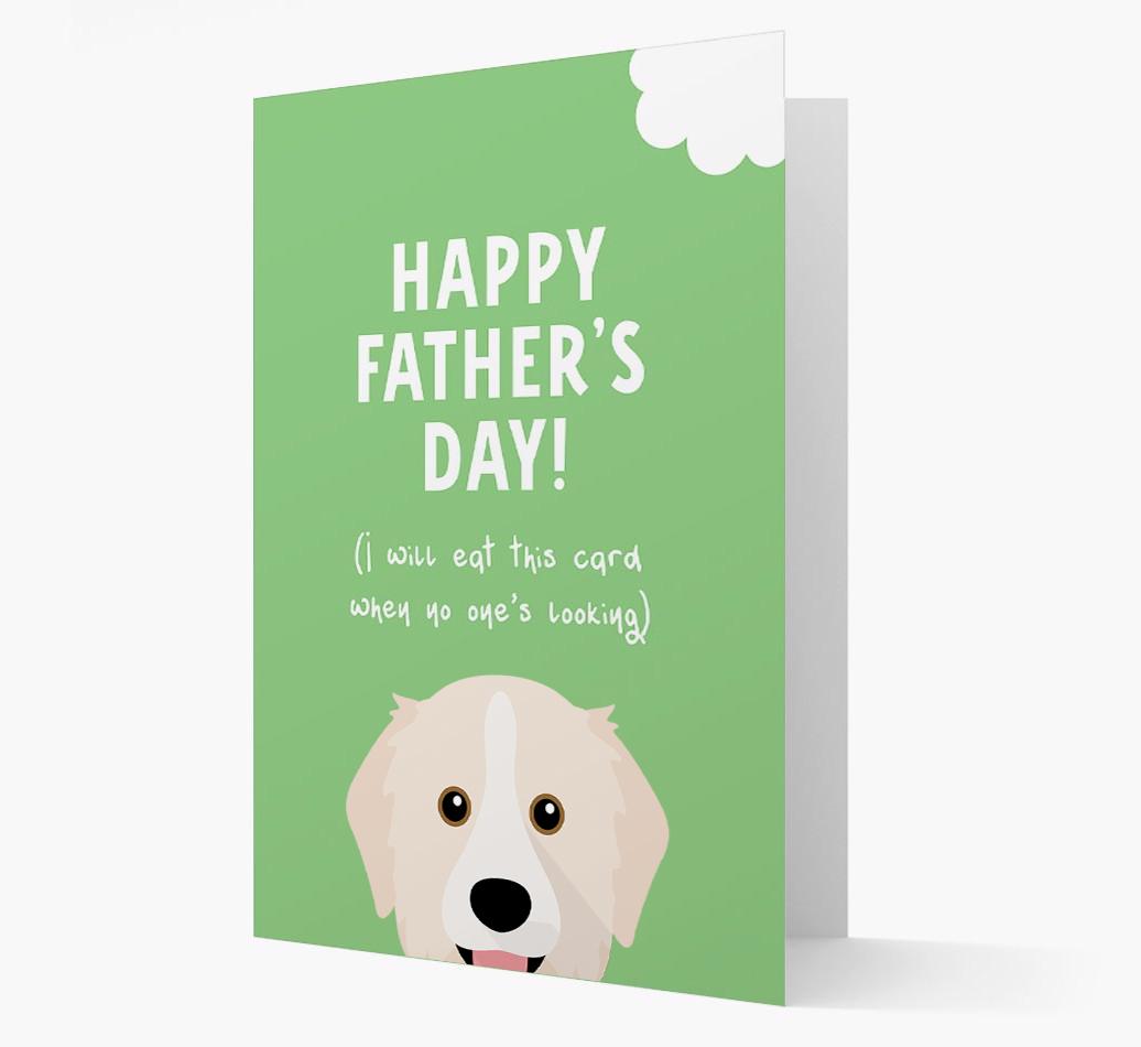 Happy Father's Day: Personalised {breedFullName} Card