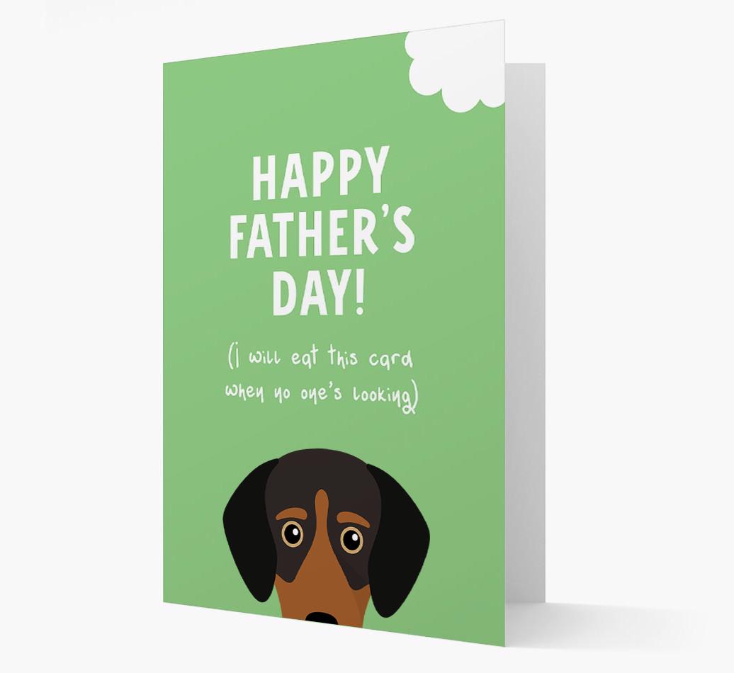 Happy Father's Day: Personalised {breedFullName} Card