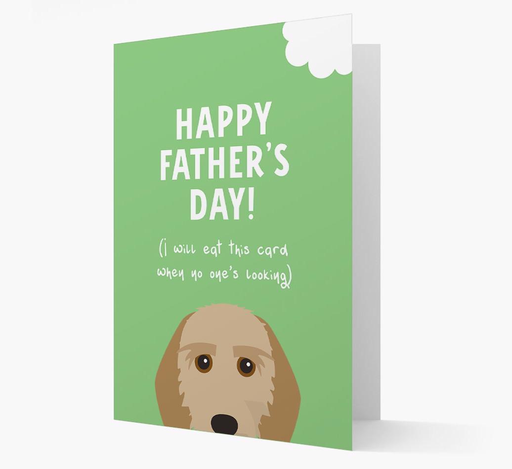 Happy Father's Day: Personalised {breedFullName} Card