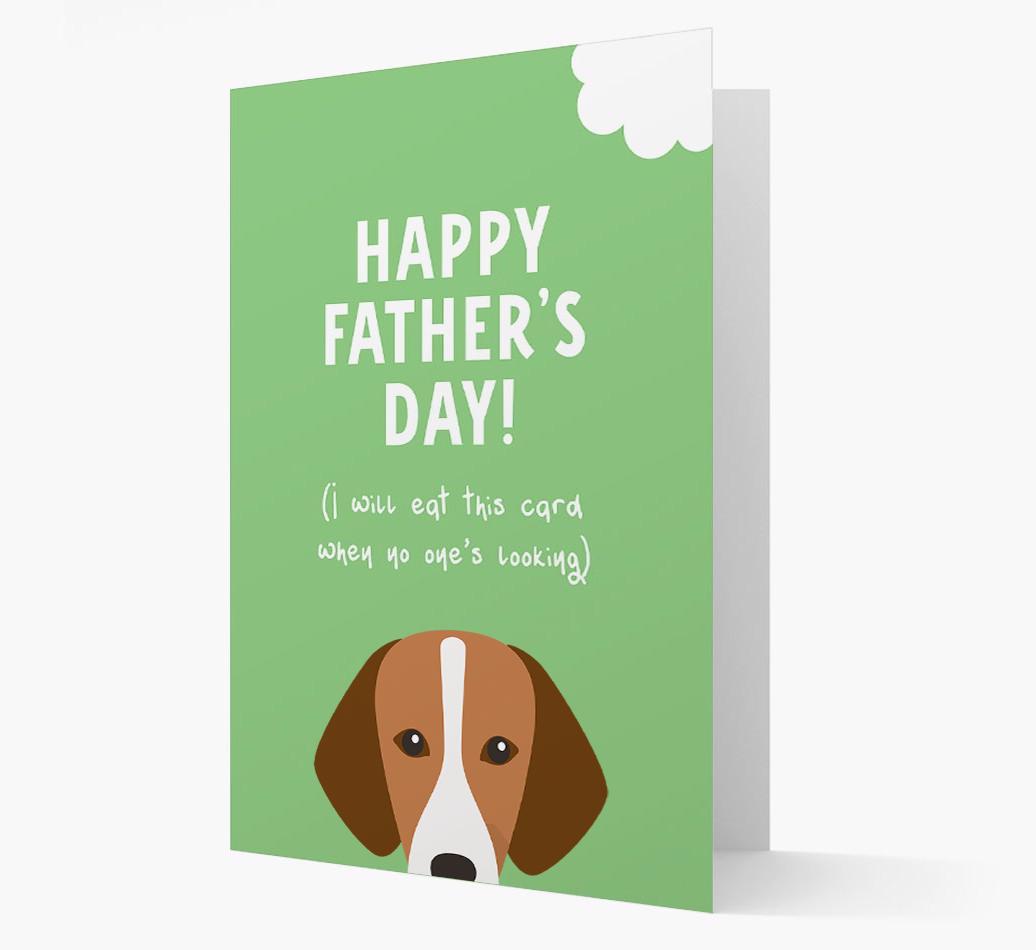 Happy Father's Day: Personalised {breedFullName} Card