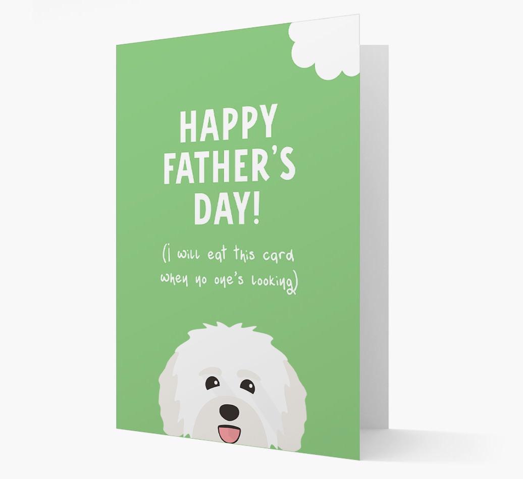 Happy Father's Day: Personalised {breedFullName} Card