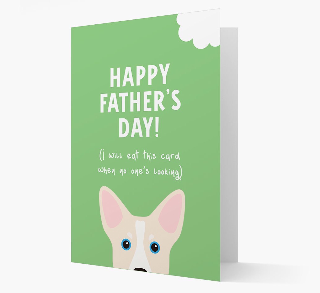 Happy Father's Day: Personalised {breedFullName} Card