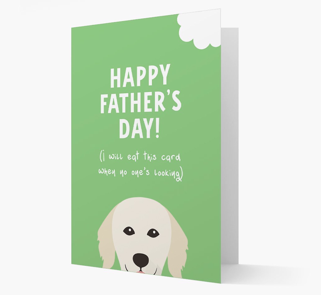 Happy Father's Day: Personalised {breedFullName} Card