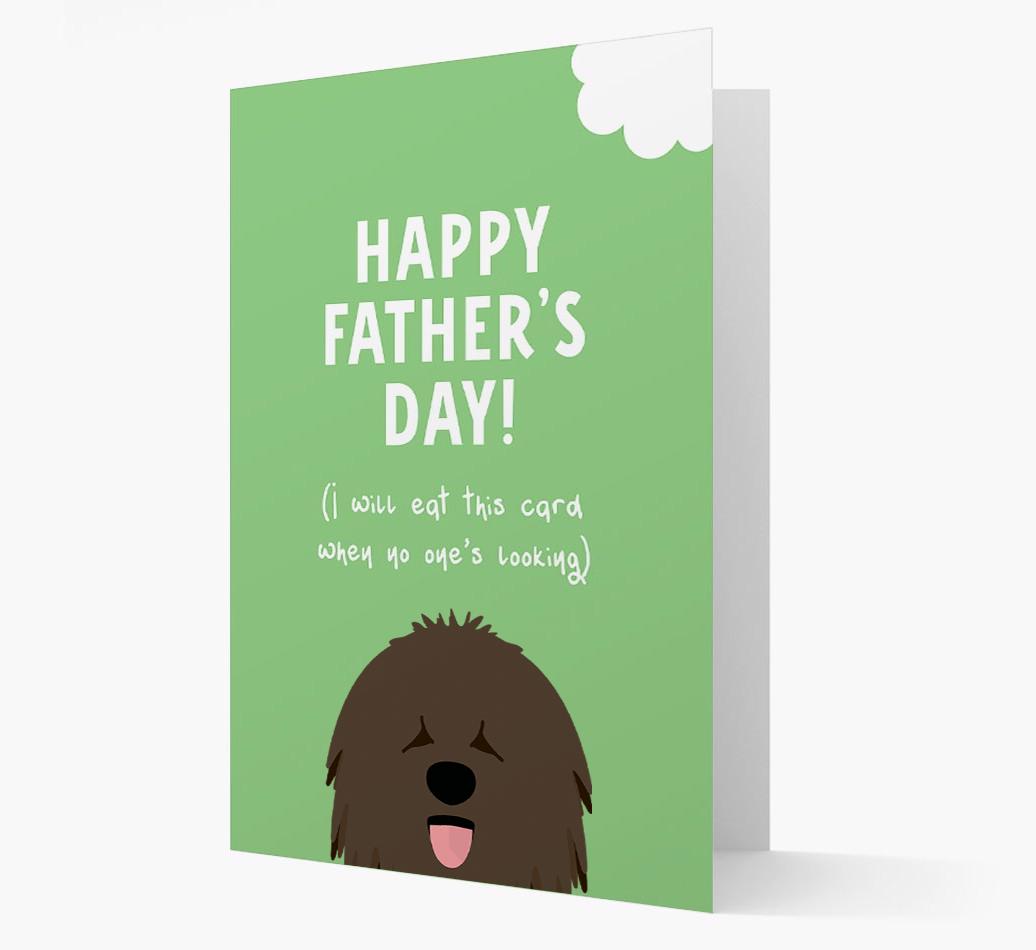 Happy Father's Day: Personalised {breedFullName} Card