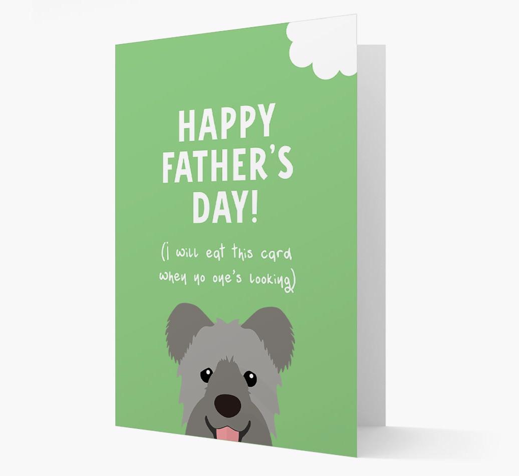 Happy Father's Day: Personalised {breedFullName} Card