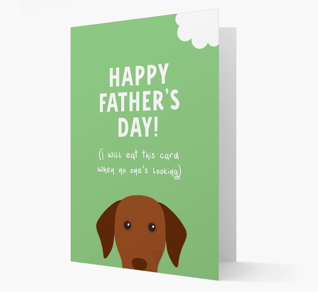 Happy Father's Day: Personalised {breedFullName} Card