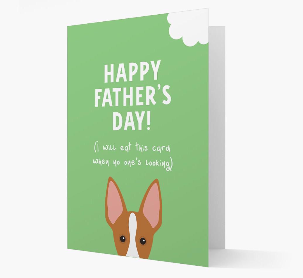 Happy Father's Day: Personalised {breedFullName} Card