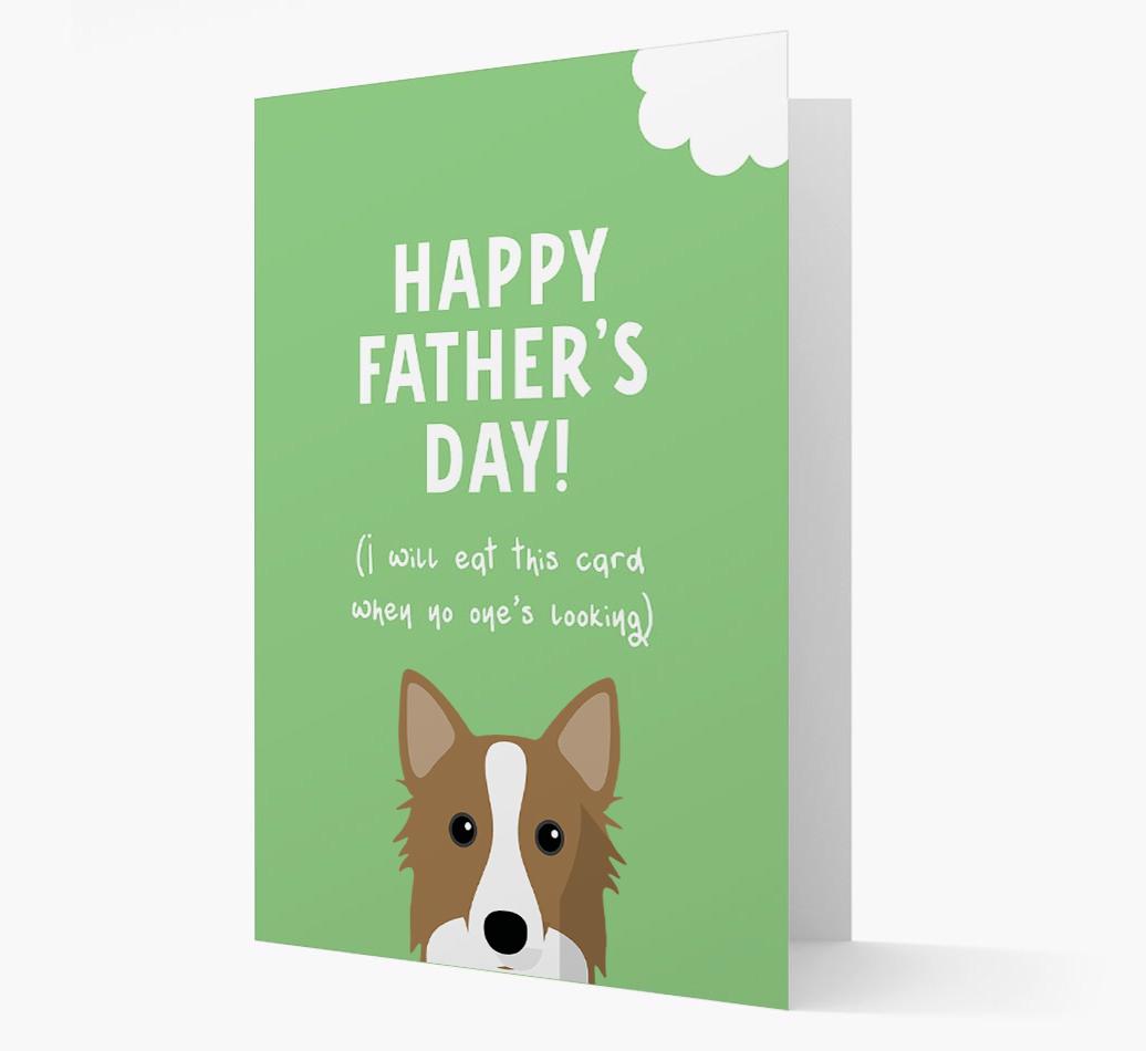 Happy Father's Day: Personalised {breedFullName} Card