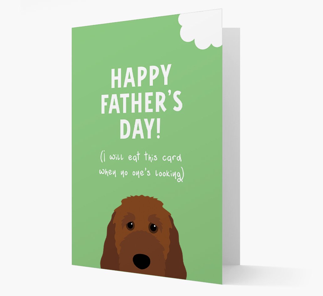 Happy Father's Day: Personalised {breedFullName} Card