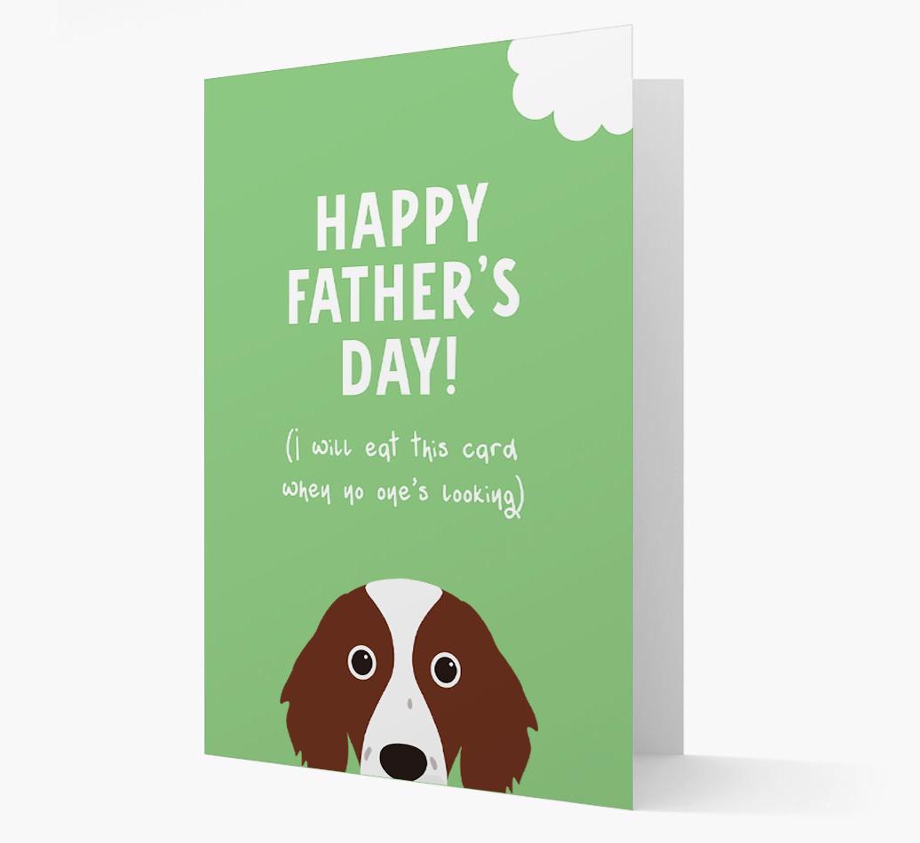 Happy Father's Day: Personalised {breedFullName} Card