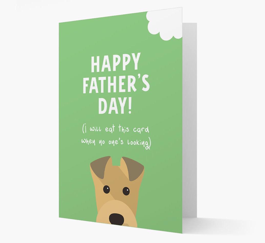 Happy Father's Day: Personalised {breedFullName} Card
