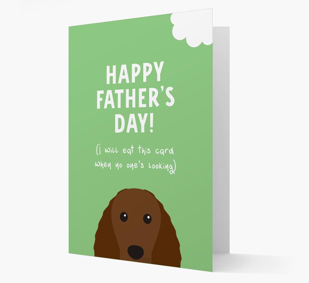 Happy Father's Day: Personalised {breedFullName} Card