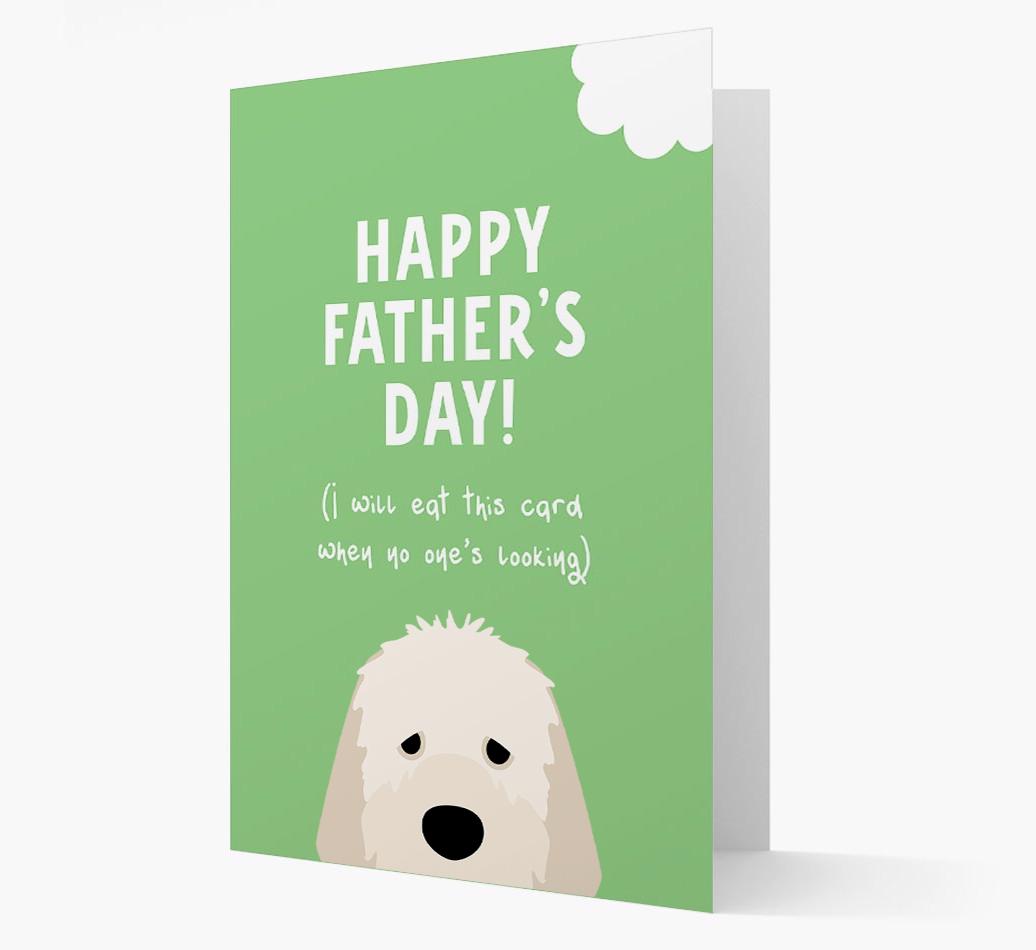 Happy Father's Day: Personalised {breedFullName} Card