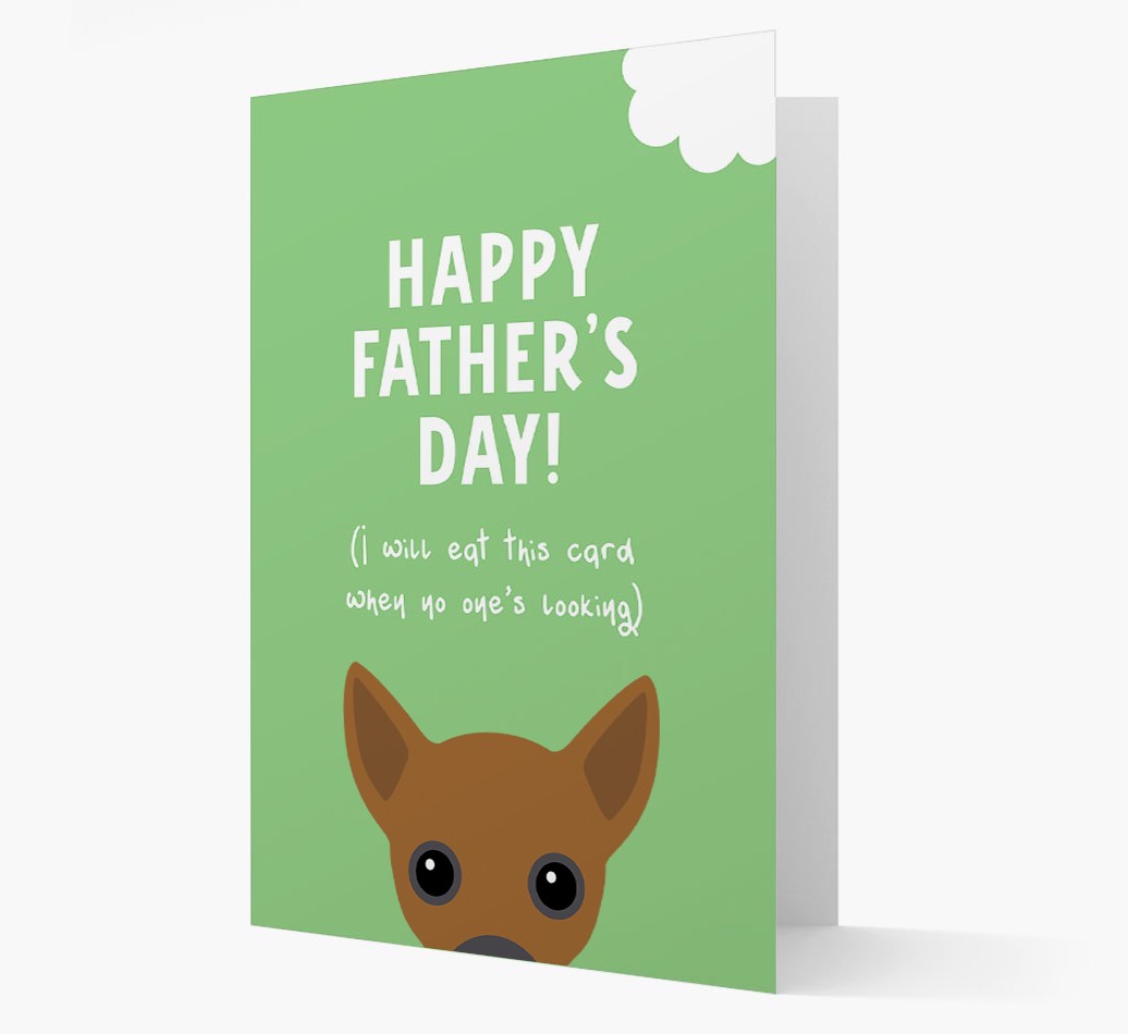 Happy Father's Day: Personalised {breedFullName} Card