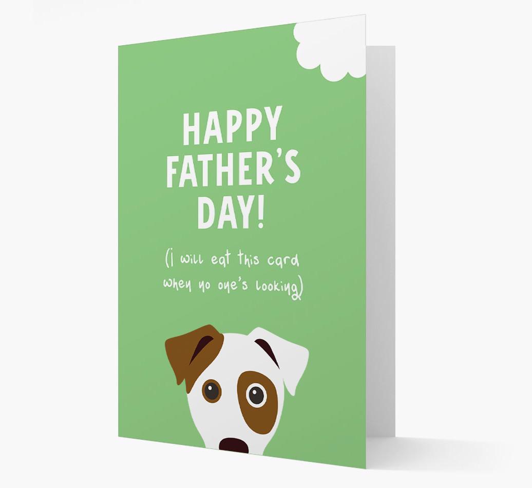 Happy Father's Day: Personalised {breedFullName} Card