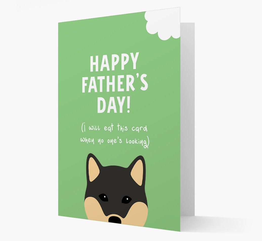 Happy Father's Day: Personalised {breedFullName} Card