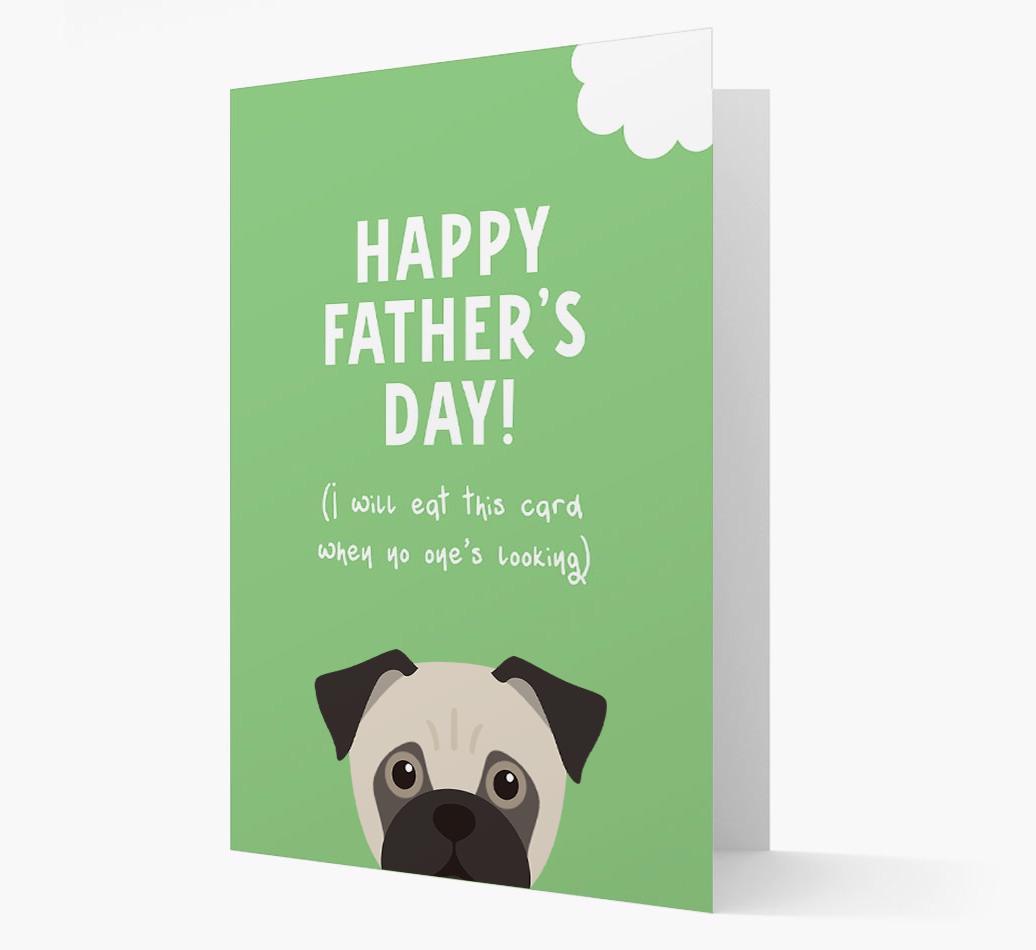 Happy Father's Day: Personalised {breedFullName} Card