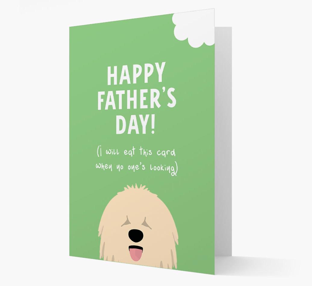 Happy Father's Day: Personalised {breedFullName} Card