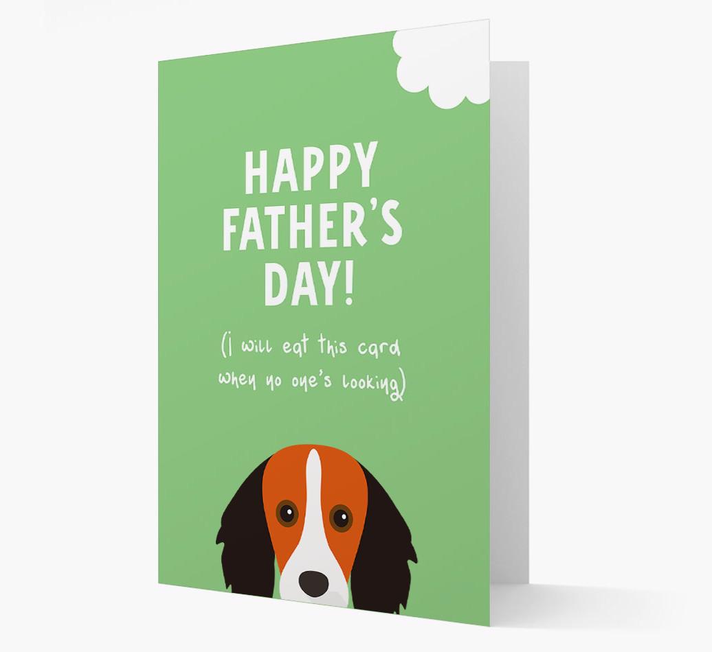Happy Father's Day: Personalised {breedFullName} Card