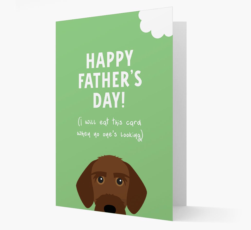 Happy Father's Day: Personalised {breedFullName} Card